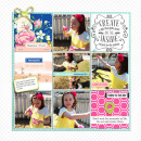 Beautiful Project Life page by HeatherPrins - using CREATE (Kit Sampler) by Sahlin Studio - AddOn to Memory Pocket Monthly MPM Subscription
