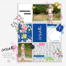 Beautiful digital Project Life page by sucali - using CREATE (Kit Sampler) by Sahlin Studio - AddOn to Memory Pocket Monthly MPM Subscription