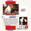 Baymax Disney digital scrapbook layout by HeatherPrins using Project Mouse by Britt-ish Designs and Sahlin Studio - Perfect for your Project Life or Project Mouse Disney albums!!