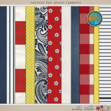 Country Fair Picnic (Papers) by Sahlin Studio