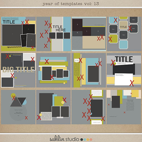 Year of Templates vol. 13 by Sahlin Studio