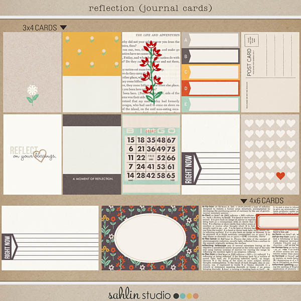 Reflection (Journal Cards) by Sahlin Studio