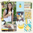 Dole Whip digital pocket scrapbooking page by fonnetta using Project Mouse (Adventure) by Britt-ish Designs and Sahlin Studio