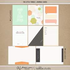 The Little Things Journal Cards by Amber LaBau and Sahlin Studio