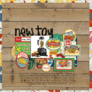layout created by carolee featuring Vintage Labels: Sweet Sips by Sahlin Studio