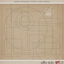 Paper Piercing/Stitch Holes: Basic by Sahlin Studio