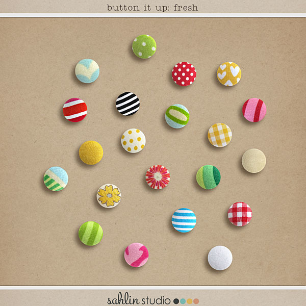 Button It Up: Fresh by Sahlin Studio