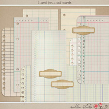 Lined Journal Cards by Sahlin Studio