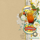 layout created by kimbytx featuring Vintage Labels: Sweet Sips by Sahlin Studio