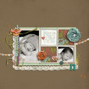 layout featuring Monogrammed Note Cards by Sahlin Studio