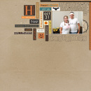 layout featuring Snipettes: The Perfect Pumpkin and Outline Word Art: Halloween by Sahlin Studio