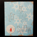 card by Cristina featuring Painted: Fresh Snow Papers, Writing in the Snow and Icicles Alpha by Sahlin Studio