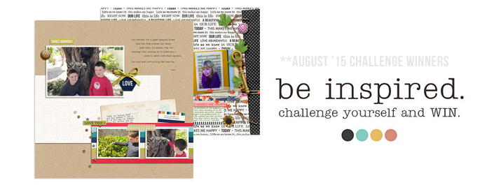 August 2015 Challenge Winners