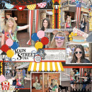 Disney Digital scrapbooking inspiration page using Project Mouse: Main Street by Britt-ish Designs and Sahlin Studio