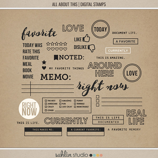All About This (Digital Stamps) by Sahlin Studio