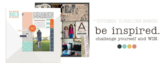 September 2015 Challenge Winners