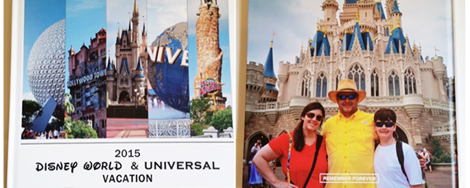 A Disney / Universal Vacation – A Printed Album by Angie Kyle using Project Mouse by Sahlin Studio