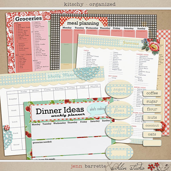 Kitschy Organized by Jenn Barrette and Sahlin Studio