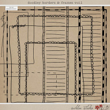 Doodley Borders and Frames Vol. 1 by Sahlin Studio