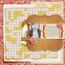 digital scrapbooking layout featuring Grandma's Dresser by Sahlin Studio