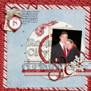 digital scrapbooking layout featuring Holiday Dates by Sahlin Studio