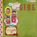 digital scrapbooking layout featuring Retro Journaling Cards by Sahlin Studio