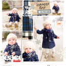 Winter digital scrapbook layout featuring Mad For Plaid by Sahlin Studio