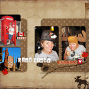 digital scrapbooking layout featuring Say It With Metal: Months and Dates by Sahlin Studio