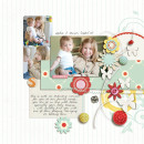 digital scrapbooking layout featuring my happiness by sahlin studio