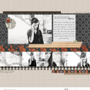 digital scrapbooking layout created by EHStudios featuring the November FREE Template by Sahlin Studio