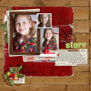 digital scrapbook layout featuring Whispers: Fall by Sahlin Studio