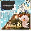 Holiday digital scrapbooking page featuring Project Mouse: Ice by Britt-ish Designs and Sahlin Studio