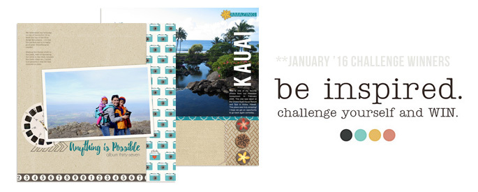 January 2016 Challenge Winners