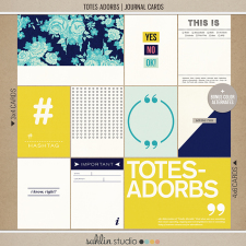 Totes Adorbs | Journal Cards by Sahlin Studio - Perfect for Project Life albums!!