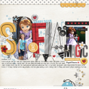 Disney Sofia digital scrapbooking page using Project Mouse: Classic by Britt-ish Designs and Sahlin Studio