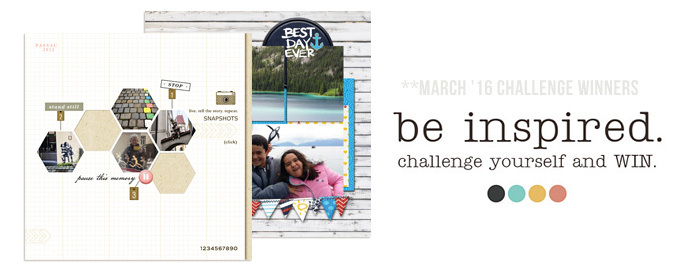 March 2016 Challenge Winners