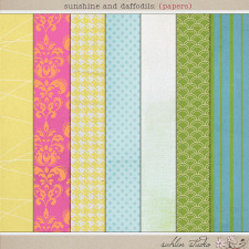 Sunshine and Daffodils (Papers) by Sahlin Studio