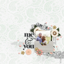 Me & You digital scrapbooking page using Me and You by Sahlin Studio