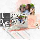 Love You Always digital scrapbooking page using Me and You by Sahlin Studio