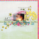 layout featuring Modern Words: Springtime by Sahlin Studio