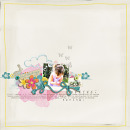 layout featuring Sunshine and Daffodils by Sahlin Studio