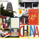 China Digital Project Life Layout page using Project Mouse (World): China by Britt-ish Design and Sahlin Studio