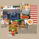 Ciao Pizza Italy Italian Digital Scrpabook Layout page using Project Mouse (World): Italy by Britt-ish Design and Sahlin Studio