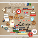 Project Mouse (World): Norway by Britt-ish Design and Sahlin Studio - Perfect for your Project Life or Project Mouse Disney Epcot Album!