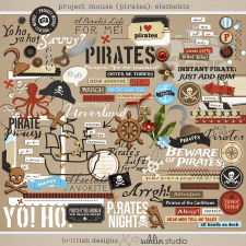 Project Mouse (Pirates) Journal Cards | by Britt-ish Designs and Sahlin Studio