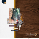 Digital Scrapbooking page using Kindred - Digital Scrapbooking Papers and Kit by Sahlin Studio