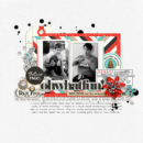 Oh What Fun digital scrapbooking page using Oh What Fun - Digital Printable Scrapbooking Kit by Sahlin Studio