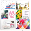 Project Life scrapbooking page using Photo Rounds - Days Weeks by Sahlin Studio and MPM Memory Pocket Monthly Collection