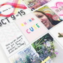 Project Life scrapbooking page using Photo Rounds - Days Weeks by Sahlin Studio and MPM Memory Pocket Monthly Collection