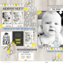 Some Days Are Hard digital scrapbooking page by pne123 using Rough Times by Sahlin Studio